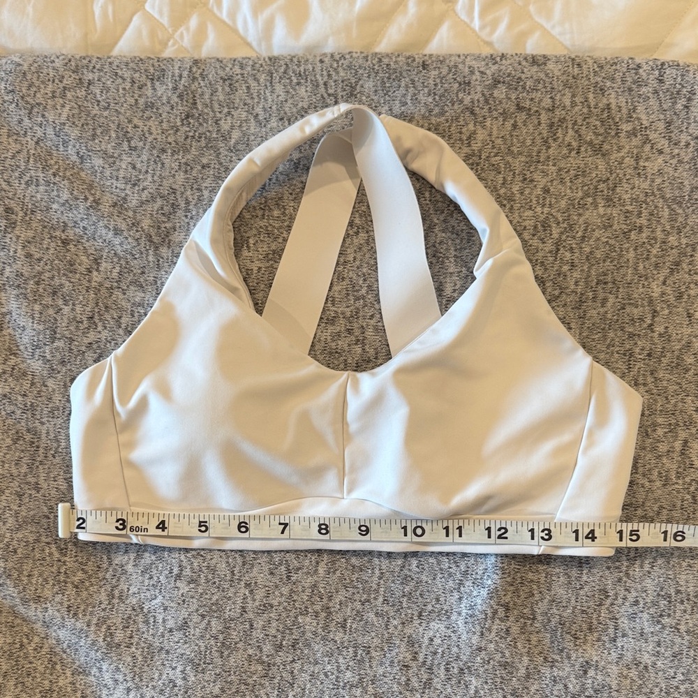 Athleta White Sports Bra extra support